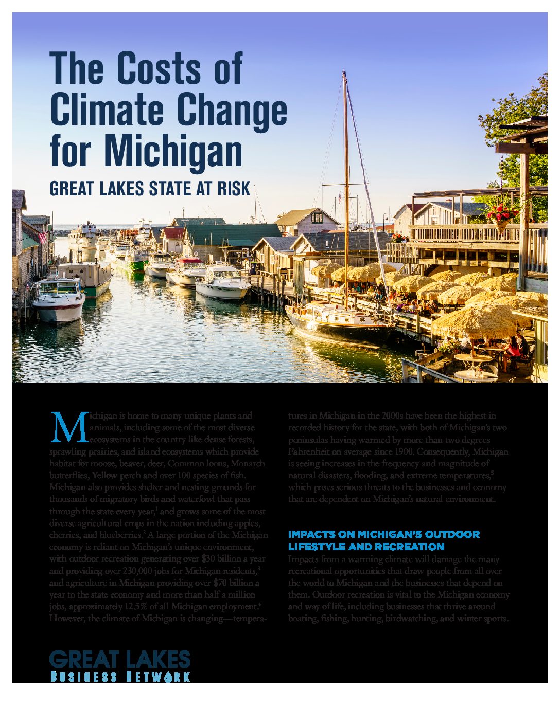 GLBN Costs of Climate Change for Michigan Fact Sheet5 (002) Great